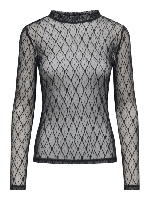 only ONLSALINA L/S LACE TOP JRS