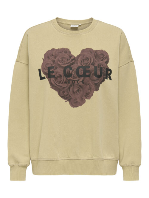 only ONLSINNA L/S O-NECK PRINT BOX SWT
