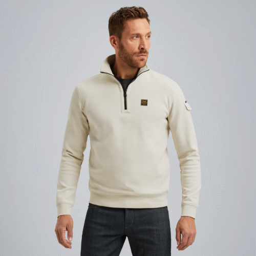PME Half zip collar interlock jersey