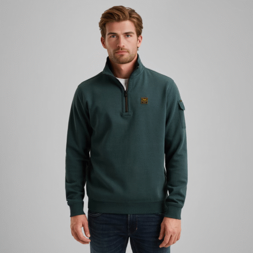 PME Half zip collar interlock jersey