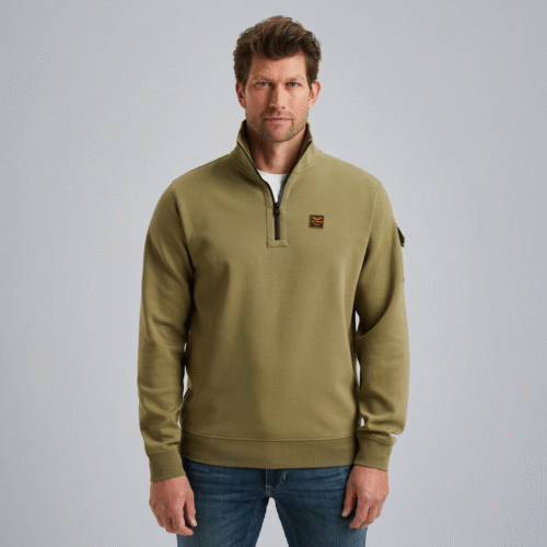 PME Half zip collar interlock jersey