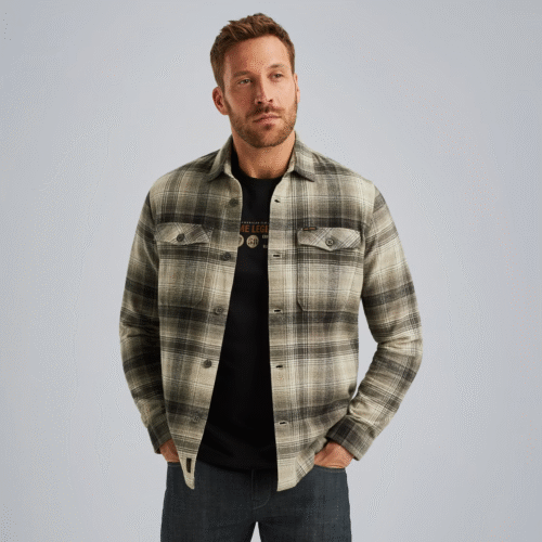 PME LONG SLEEVE SHIRT Brushed Grindle