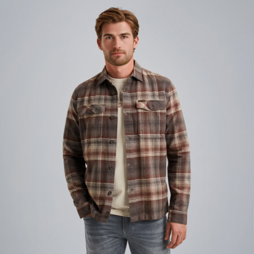 PME LONG SLEEVE SHIRT Brushed Grindle