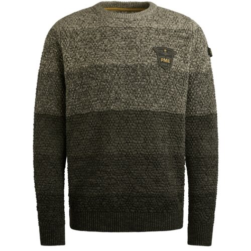 PME R-neck gradient knit