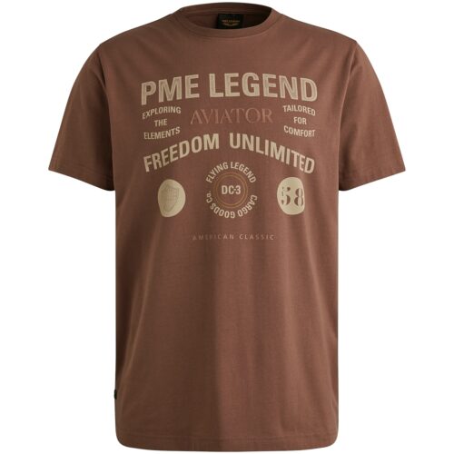 PME Short sleeve r-neck cotton elastan