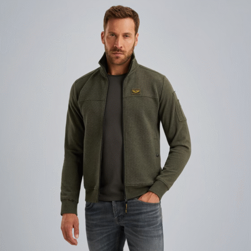 PME Zip jacket jacquard interlock swea