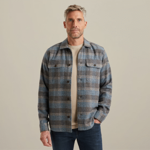 Vanguard LONG SLEEVE SHIRT Check Brushed Mo