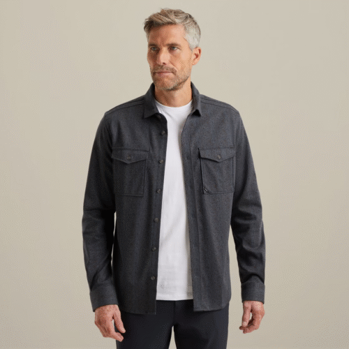 Vanguard Long Sleeve Shirt Jersey Herringbo