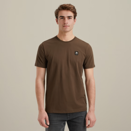 Vanguard Short sleeve r-neck cotton elastan