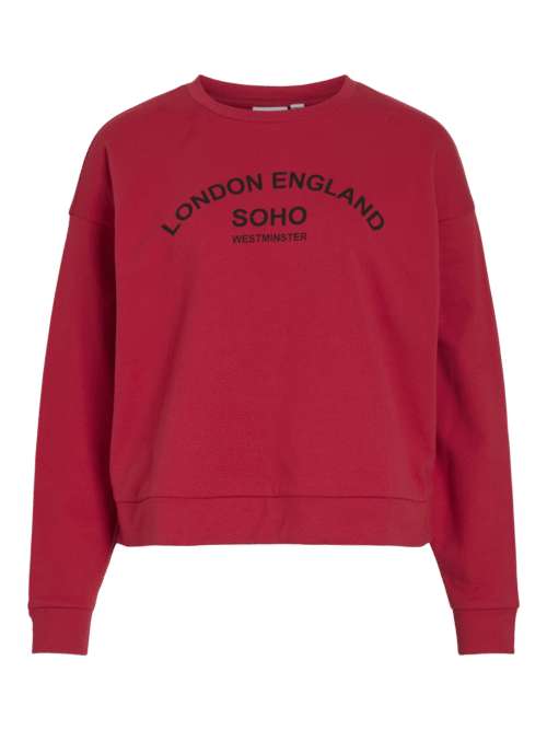 VILA VILOVLA L/S O-NECK SWEAT TOP/RT/KA