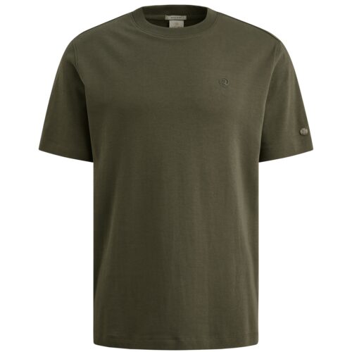 Cast Iron Short sleeve r-neck regular fit in