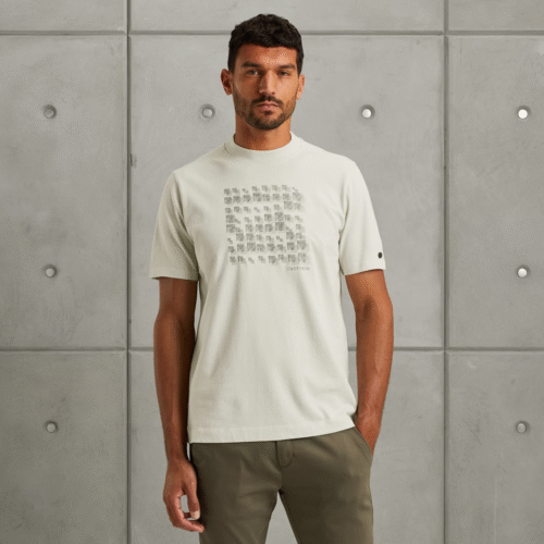 Cast Iron Short sleeve r-neck regular fit si