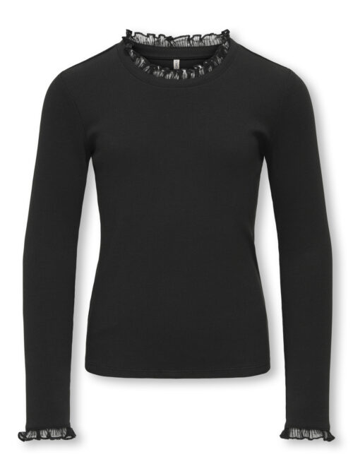 Kids Only KOGLESLIE L/S LACE MIX TOP JRS