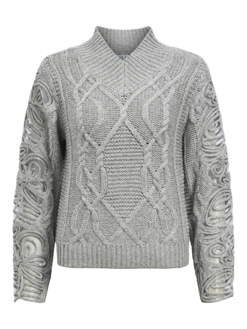 Object OBJELISSE KNIT L/S RE PULLOVER 141