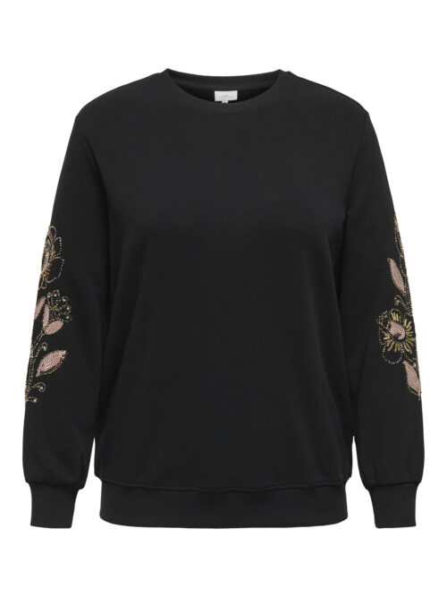 ONLY CARMAKOMA CARTERESA L/S O-NECK SWEAT JRS