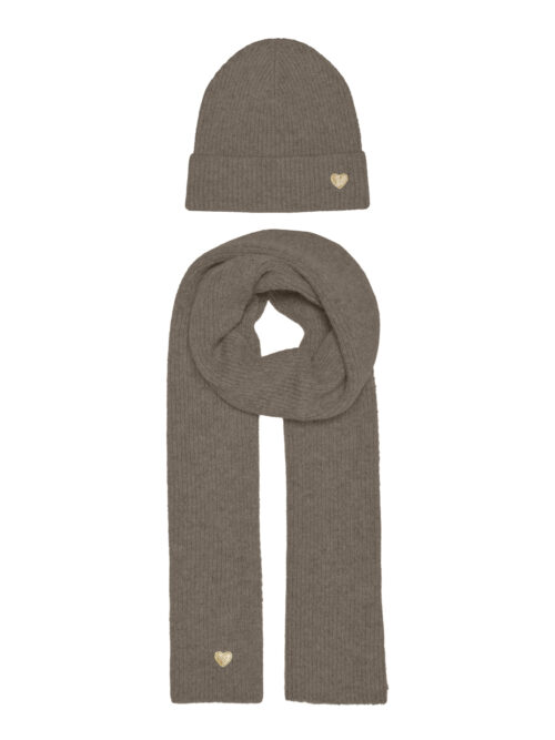 only ONLAVERY LIFE SCARF AND BEANIE SET