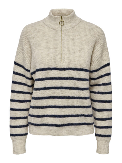 only ONLTOKYO L/S ZIP PULLOVER KNT NOOS