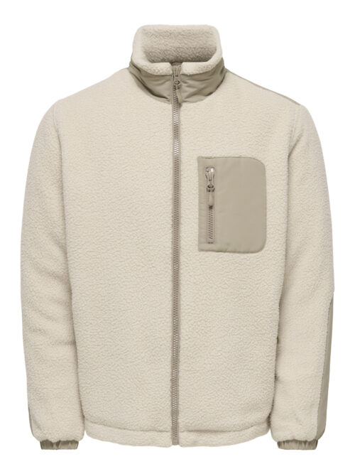 ONLY & SONS ONSTYRO PADDED SHERPA JACKET NOOS
