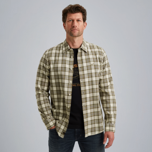PME LONG SLEEVE SHIRT Herringbone Yarn