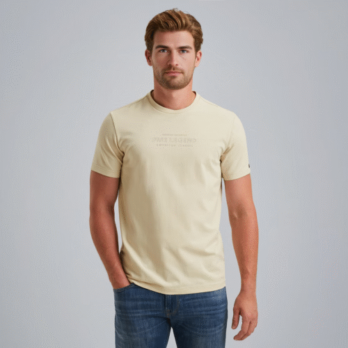 PME Short sleeve r-neck cotton elastan