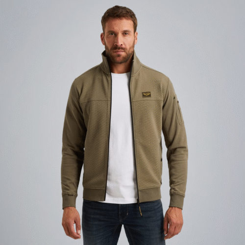 PME Zip jacket jacquard interlock swea