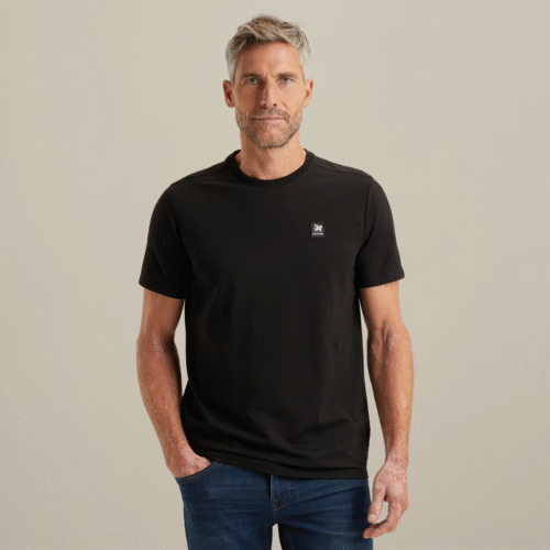 Vanguard Short sleeve r-neck cotton elastan