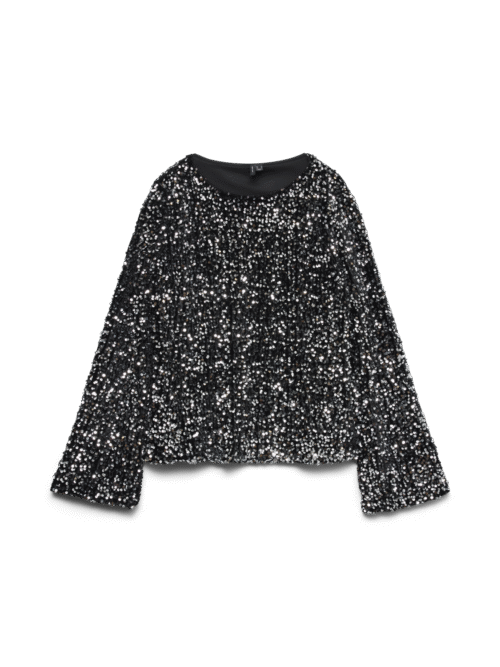 Vero Moda VMBELLA LS BOATNECK SQ TOP JRS GA