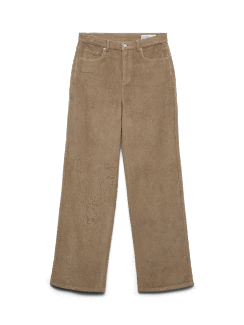 Vero Moda VMTESSA HR WIDE CORDUROY PANTS GA N